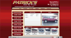 Desktop Screenshot of patrickscarandtruck.com